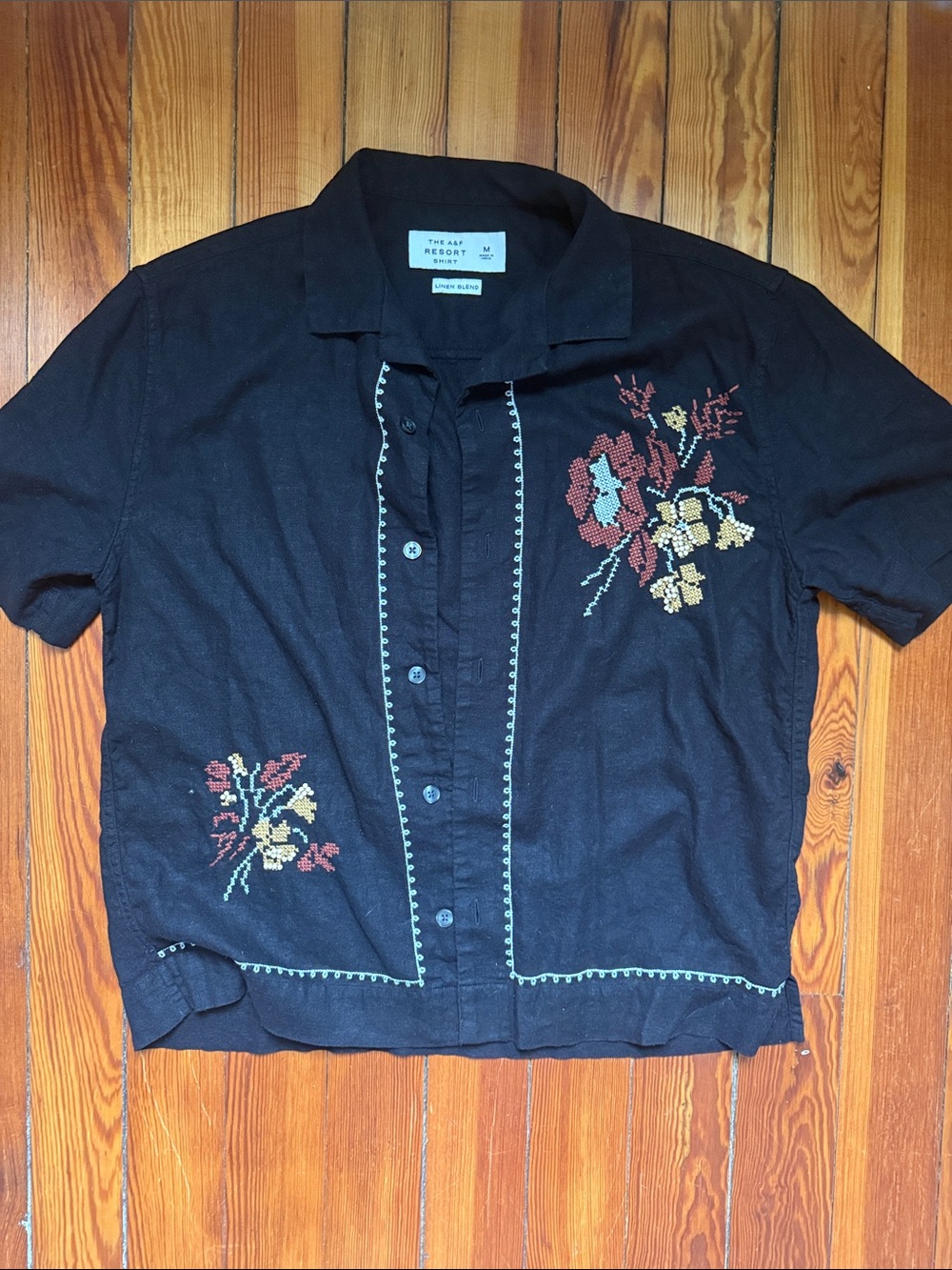 Abercrombie Resort Shirt Linen Button Up